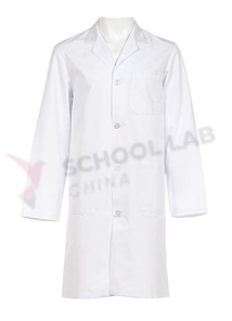 Coat, medical, woven, white, XL size